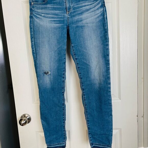 EUC AG Adriano Goldschmeid The Stevie Slim Straight Ankle Jeans 28R - Picture 4 of 7